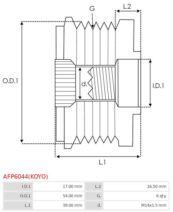AFP6044(KOYO)